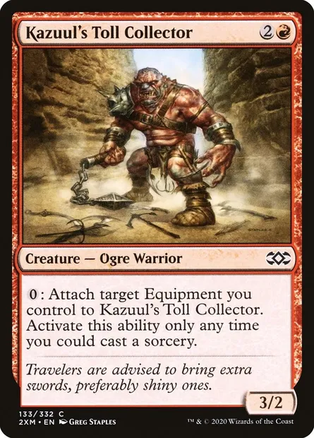 Kazuul's Toll Collector, Magic card 2XM 133 — Double Masters set