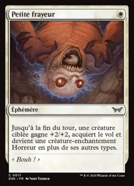 Petite frayeur, carte Magic DSK 17 — extension Duskmourn: House of Horror