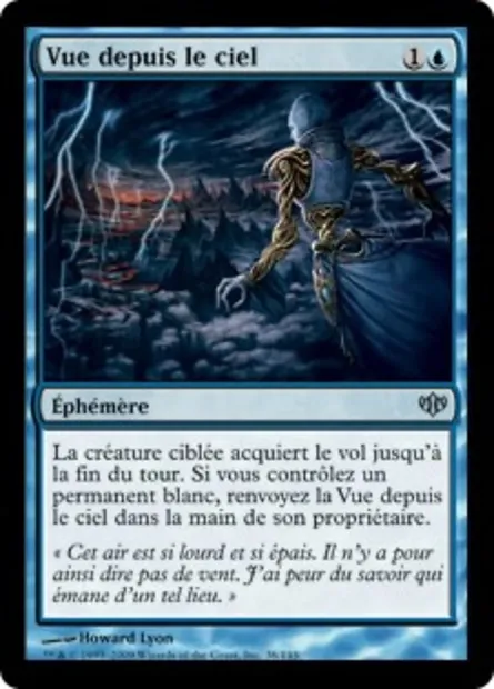 Vue depuis le ciel, carte Magic CON 38 — extension Conflux