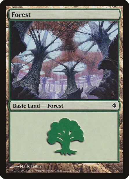 Forest, Magic card NPH 175 — New Phyrexia set