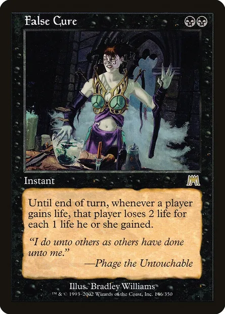 False Cure, Magic card ONS 146 — Onslaught set