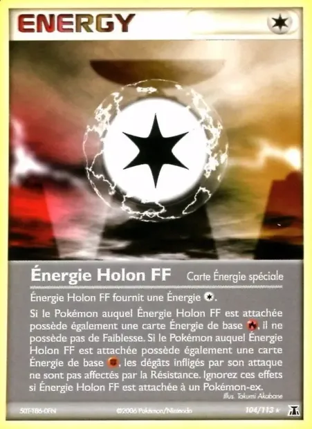 Énergie Holon FF, carte Pokémon DS 104 — extension EX Espèces Delta