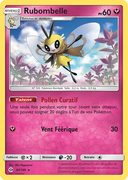 Rubombelle, carte Pokémon SUM 93 — extension Soleil et Lune