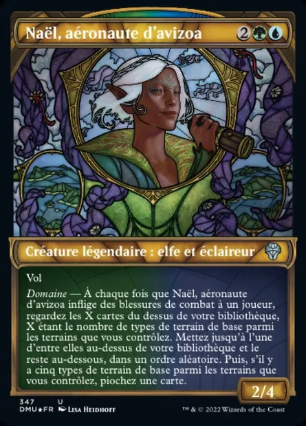 Naël, aéronaute d'avizoa, carte Magic DMU 347 — extension Dominaria Uni