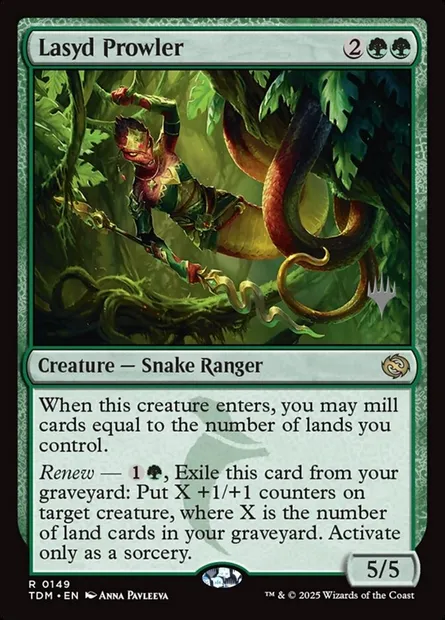 Lasyd Prowler, Magic card PTDM 149p — Tarkir: Dragonstorm Promos set