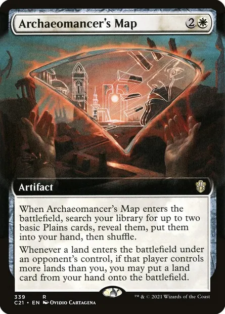 Archaeomancer's Map, Magic card C21 339 — Commander 2021 set