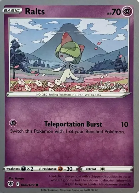 Ralts, Pokémon card WCD23 060 — World Championship Decks 2023 set