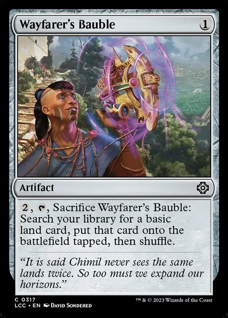 Wayfarer's Bauble, Magic card LCC 317 — The Lost Caverns of Ixalan Commander set