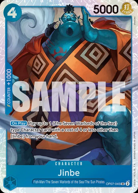 Jinbe, carte One Piece OP07-045 — extension 500 YEARS IN THE FUTURE