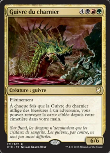 Guivre du charnier, carte Magic C18 171 — extension Commander 2018