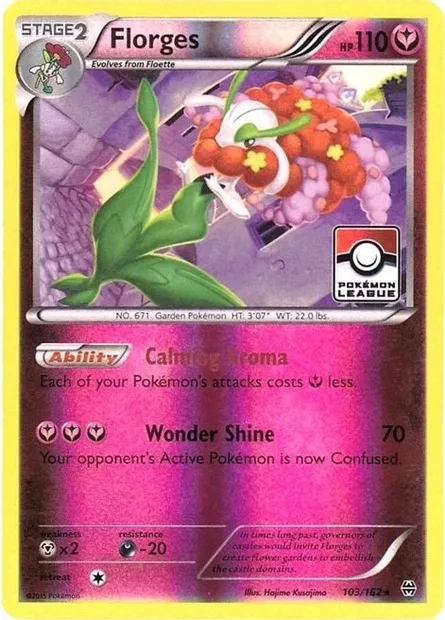 Florges, carte Pokémon LGP 103 — extension League Promos
