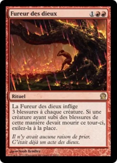 Fureur des dieux, carte Magic THS 112 — extension Theros