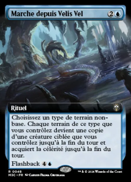 Marche depuis Velis Vel, carte Magic M3C 48 — extension Modern Horizons 3 Commander