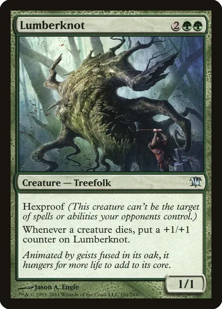 Lumberknot, Magic card ISD 191 — Innistrad set
