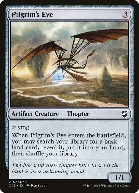 Pilgrim's Eye, Magic card C18 214 — Commander 2018 set
