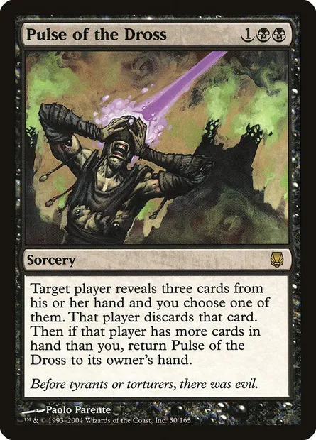 Pulse of the Dross, Magic card DST 50 — Darksteel set
