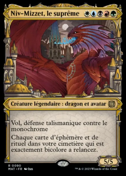 Niv-Mizzet, le suprême, carte Magic MAT 90 — extension L'invasion des machines : le jour d'après