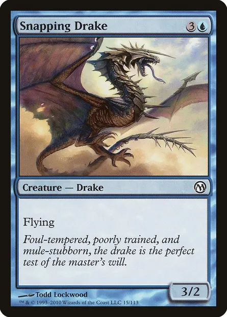 Snapping Drake, Magic card DPA 15 — Duels of the Planeswalkers set