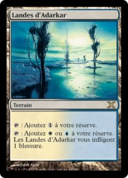 Landes d'Adarkar, carte Magic 10E 347 — extension Dixième édition