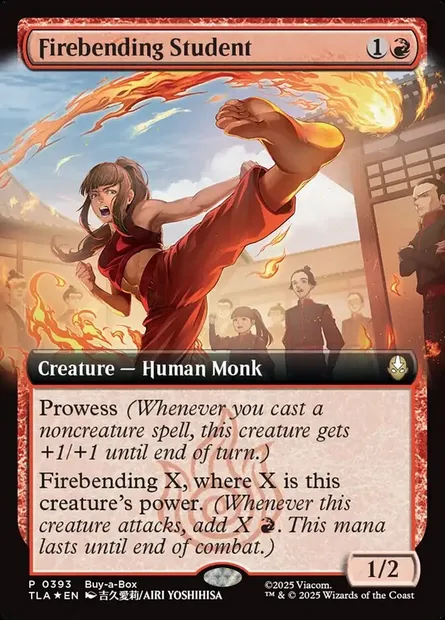 Firebending Student, Magic card TLA 393 — Avatar: The Last Airbender set