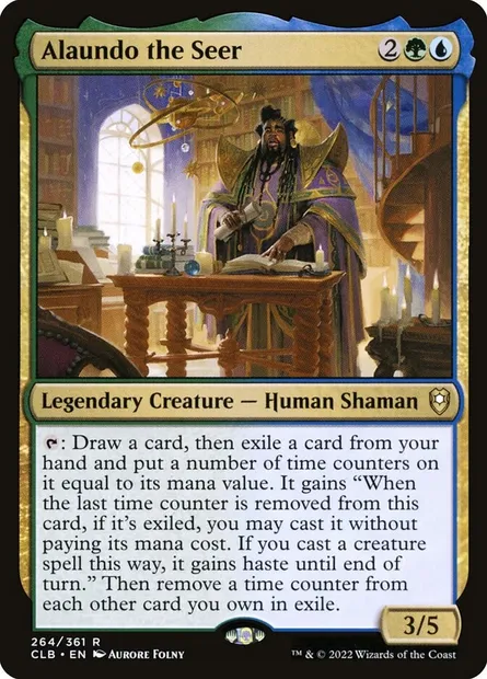 Alaundo the Seer, Magic card CLB 264 — Commander Legends: Battle for Baldur's Gate set