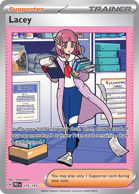 Lacey, Pokémon card PRE 175 — Prismatic Evolutions set