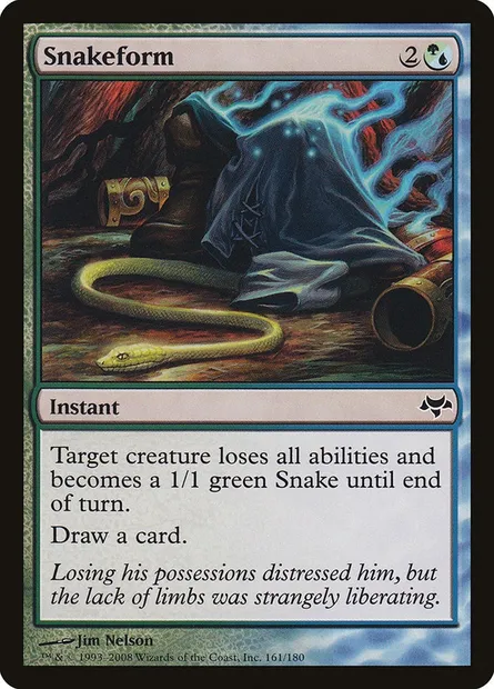 Snakeform, Magic card EVE 161 — Eventide set