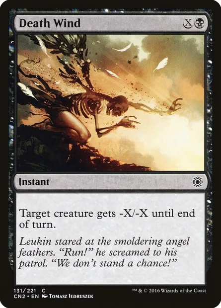 Death Wind, Magic card CN2 131 — Conspiracy: Take the Crown set