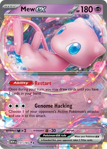 Mew ex, Pokémon card MEW 151 — 151 set
