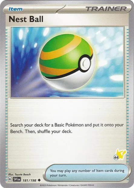 Nest Ball, Pokémon card BA24 181-44 — Battle Academy 2024 set