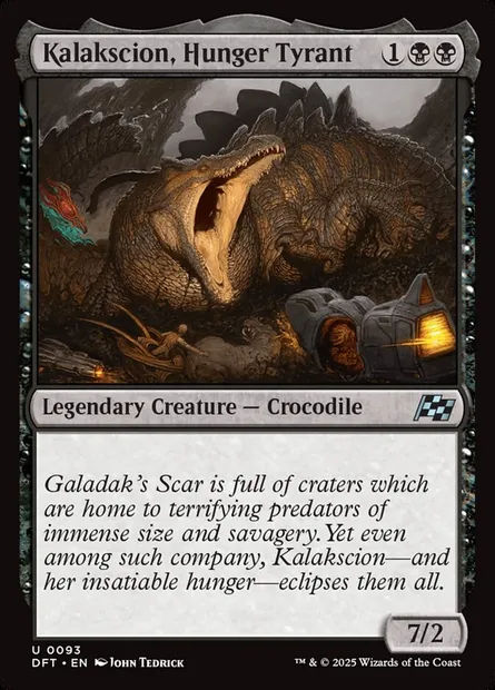 Kalakscion, Hunger Tyrant, Magic card DFT 93 — Aetherdrift set