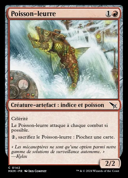 Poisson-leurre, carte Magic MKM 142 — extension Murders at Karlov Manor
