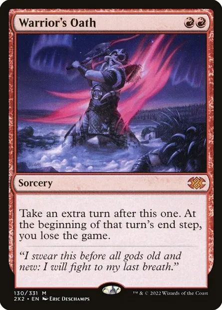 Warrior's Oath, Magic card 2X2 130 — Double Masters 2022 set