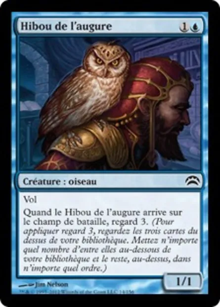 Hibou de l'augure, carte Magic PC2 14 — extension Planechase 2012