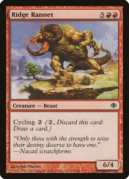 Ridge Rannet, Magic card ALA 111 — Shards of Alara set