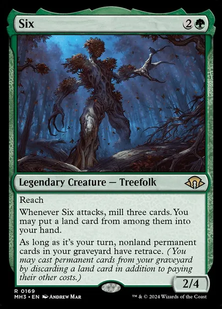 Six, Magic card MH3 169 — Modern Horizons 3 set