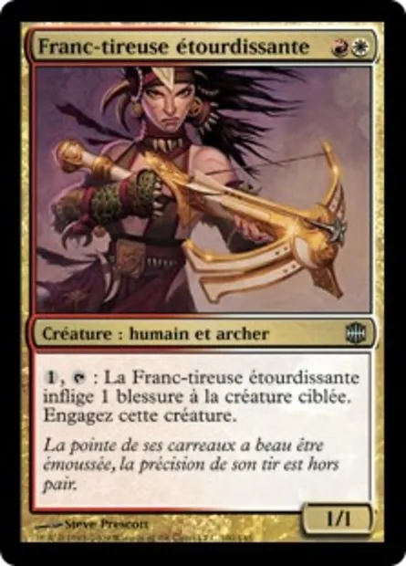 Franc-tireuse étourdissante, carte Magic ARB 100 — extension La Renaissance d'Alara