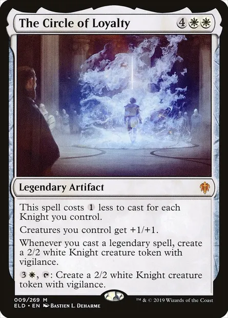 The Circle of Loyalty, Magic card ELD 9 — Throne of Eldraine set