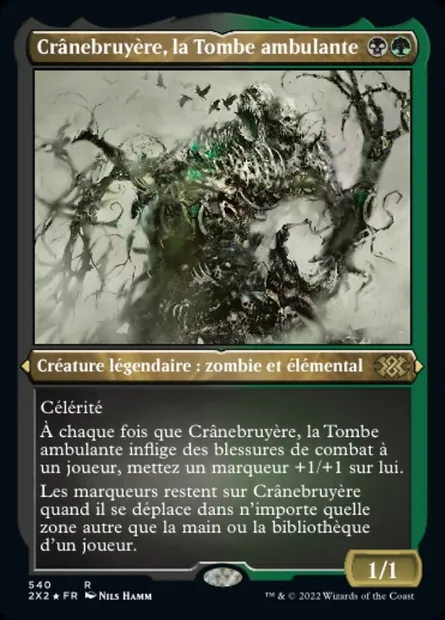 Crânebruyère, la Tombe ambulante, carte Magic 2X2 540 — extension Double Masters 2022