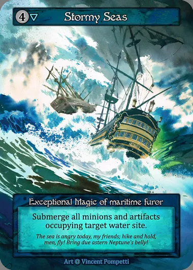Stormy Seas, Sorcery card ALP 260 — Alpha set