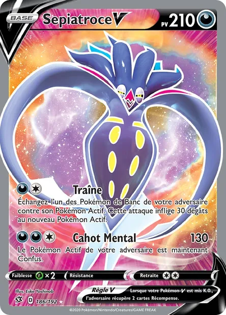 Sepiatroce V, carte Pokémon RCL 186 — extension Clash des Rebelles