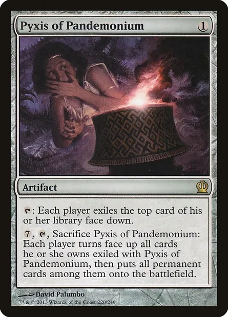 Pyxis of Pandemonium, Magic card THS 220 — Theros set