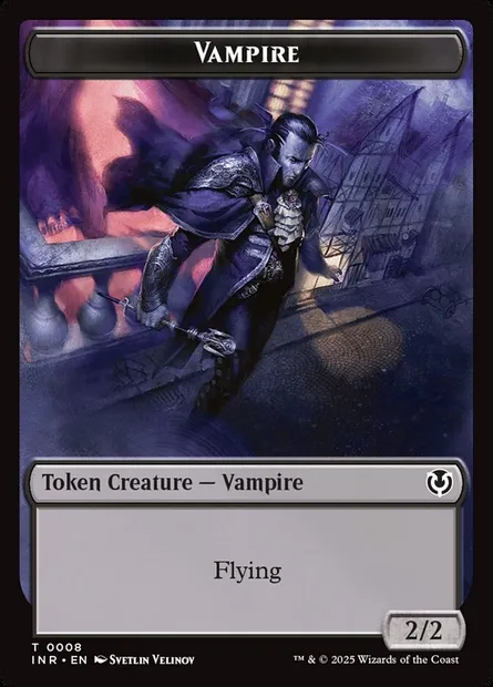 Vampire, carte Magic TINR 8 — extension Innistrad Remastered Tokens