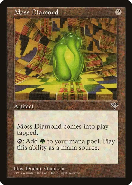 Moss Diamond, Magic card MIR 312 — Mirage set