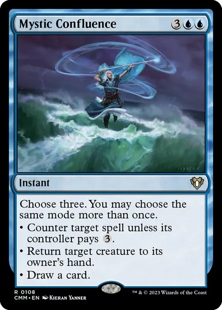 Mystic Confluence, Magic card CMM 108 — Commander Masters set