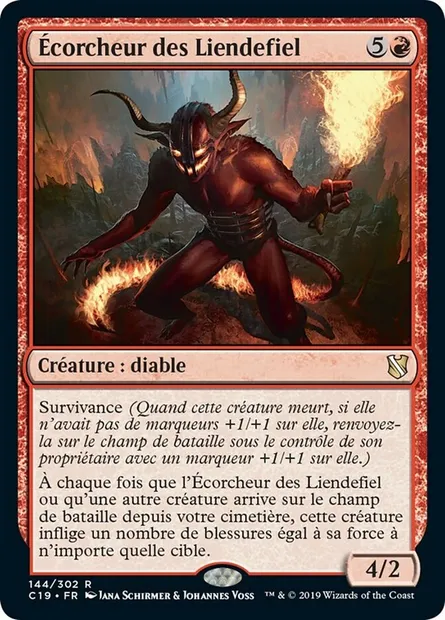 Écorcheur des Liendefiel, carte Magic C19 144 — extension Commander 2019