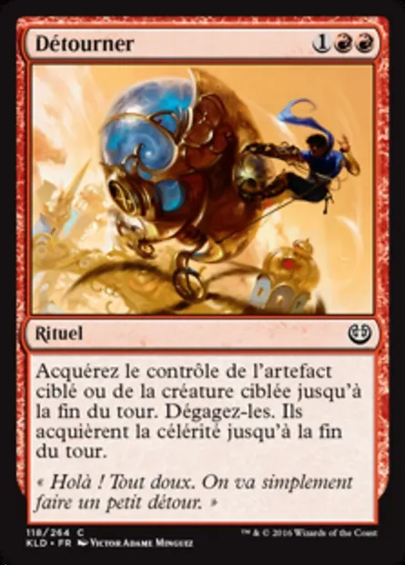 Détourner, carte Magic KLD 118 — extension Kaladesh