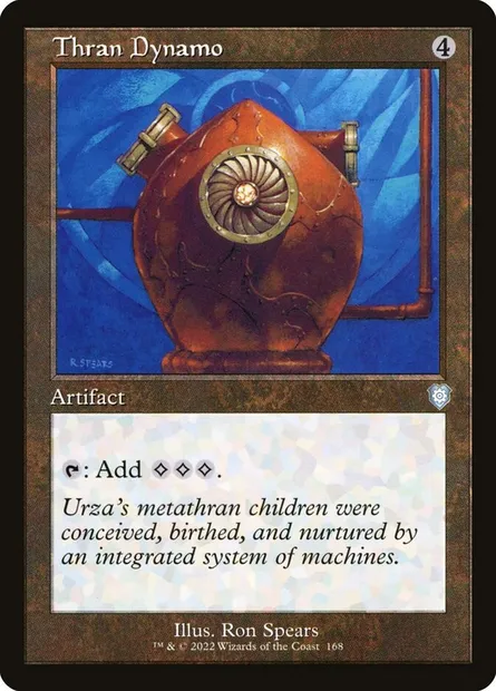 Thran Dynamo, Magic card BRC 168 — The Brothers' War Commander set
