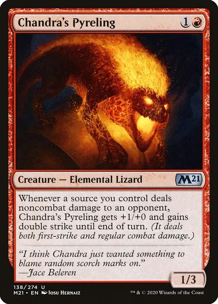 Chandra's Pyreling, Magic card M21 138 — Core Set 2021 set