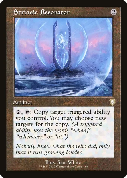Strionic Resonator, Magic card BRC 165 — The Brothers' War Commander set
